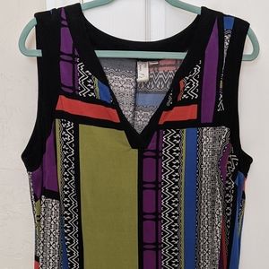 African print multicolored dress